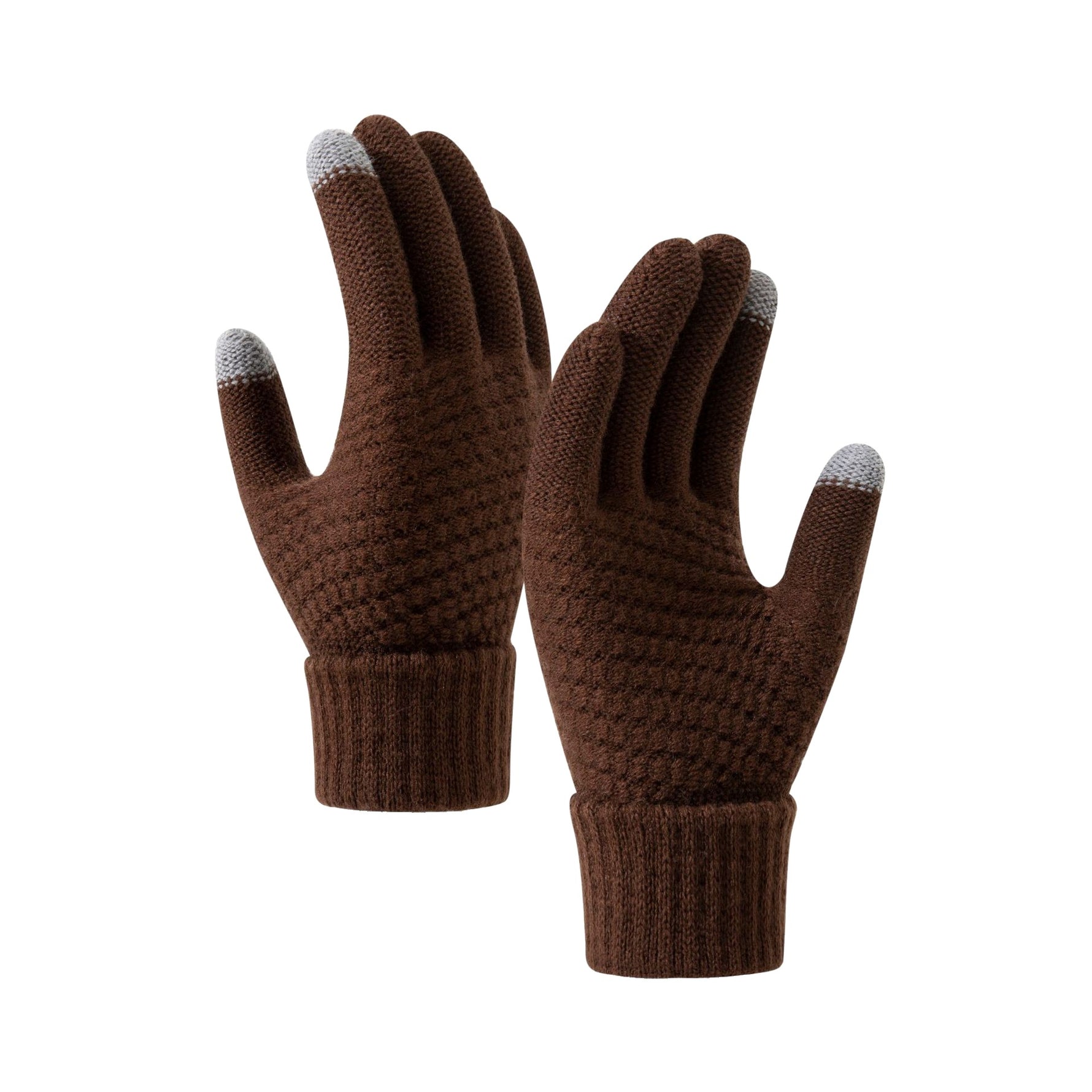 Manusi de Dama, Flippy, Functie Touchscreen (ecran tactil), Material Acril Tricotat, Manseta Elastica, Interior