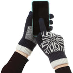 Manusi de Barbat, Flippy, Model Fulg, Functie Touchscreen (ecran tactil), Material Acril Tricotat, Manseta Elastica,