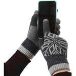 Manusi de Barbat, Flippy, Model Fulg, Functie Touchscreen (ecran tactil), Material Acril Tricotat, Manseta Elastica,