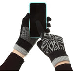 Manusi de Barbat, Flippy, Model Fulg, Functie Touchscreen (ecran tactil), Material Acril Tricotat, Manseta Elastica,