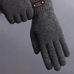 Manusi de Barbat, Flippy, Model Tricotat, Functie Touchscreen (ecran tactil), Material Acril, Manseta Elastica,