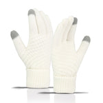 Manusi de Dama, Flippy, Functie Touchscreen (ecran tactil), Material Acril Tricotat, Manseta Elastica, Interior
