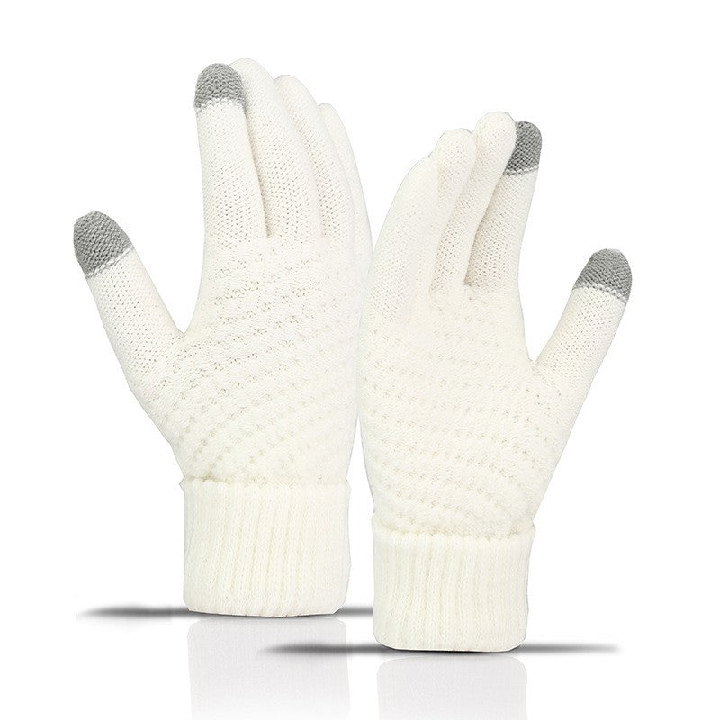 Manusi de Dama, Flippy, Functie Touchscreen (ecran tactil), Material Acril Tricotat, Manseta Elastica, Interior
