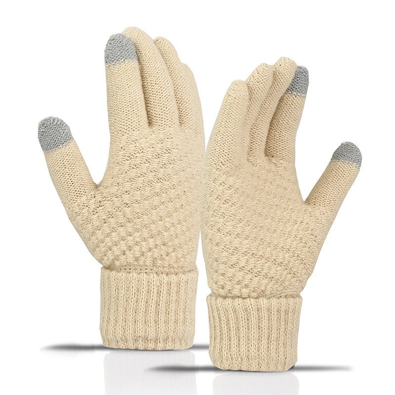 Manusi de Dama, Flippy, Functie Touchscreen (ecran tactil), Material Acril Tricotat, Manseta Elastica, Interior
