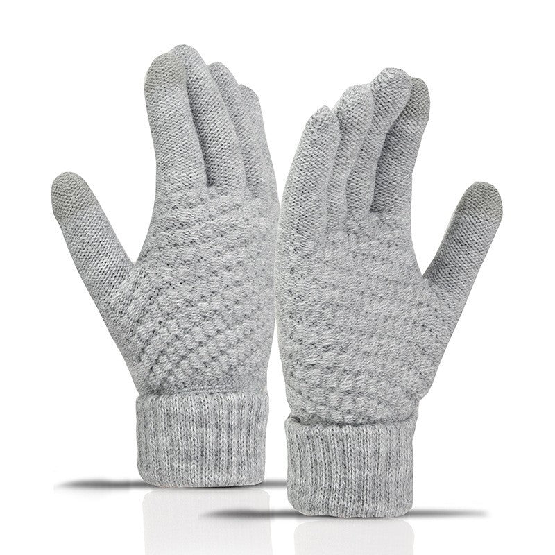 Manusi de Dama, Flippy, Functie Touchscreen (ecran tactil), Material Acril Tricotat, Manseta Elastica, Interior