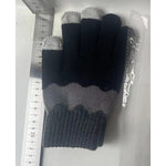 Manusi de Dama, Flippy, Model Ondulat, Functie Touchscreen (ecran tactil), Material Acril Tricotat, Manseta Elastica,