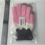 Manusi de Dama, Flippy, Model Ondulat, Functie Touchscreen (ecran tactil), Material Acril Tricotat, Manseta Elastica,