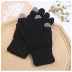 Manusi de Dama, Flippy, Functie Touchscreen (ecran tactil), Material Acril Tricotat, Manseta Elastica, Interior