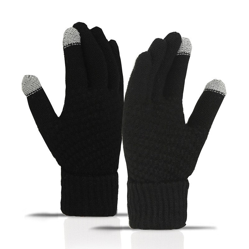 Manusi de Dama, Flippy, Functie Touchscreen (ecran tactil), Material Acril Tricotat, Manseta Elastica, Interior