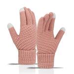 Manusi de Dama, Flippy, Functie Touchscreen (ecran tactil), Material Acril Tricotat, Manseta Elastica, Interior
