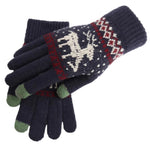 Manusi de Dama, Flippy, Model Ren, Functie Touchscreen (ecran tactil), Material Acril Tricotat, Manseta Elastica,
