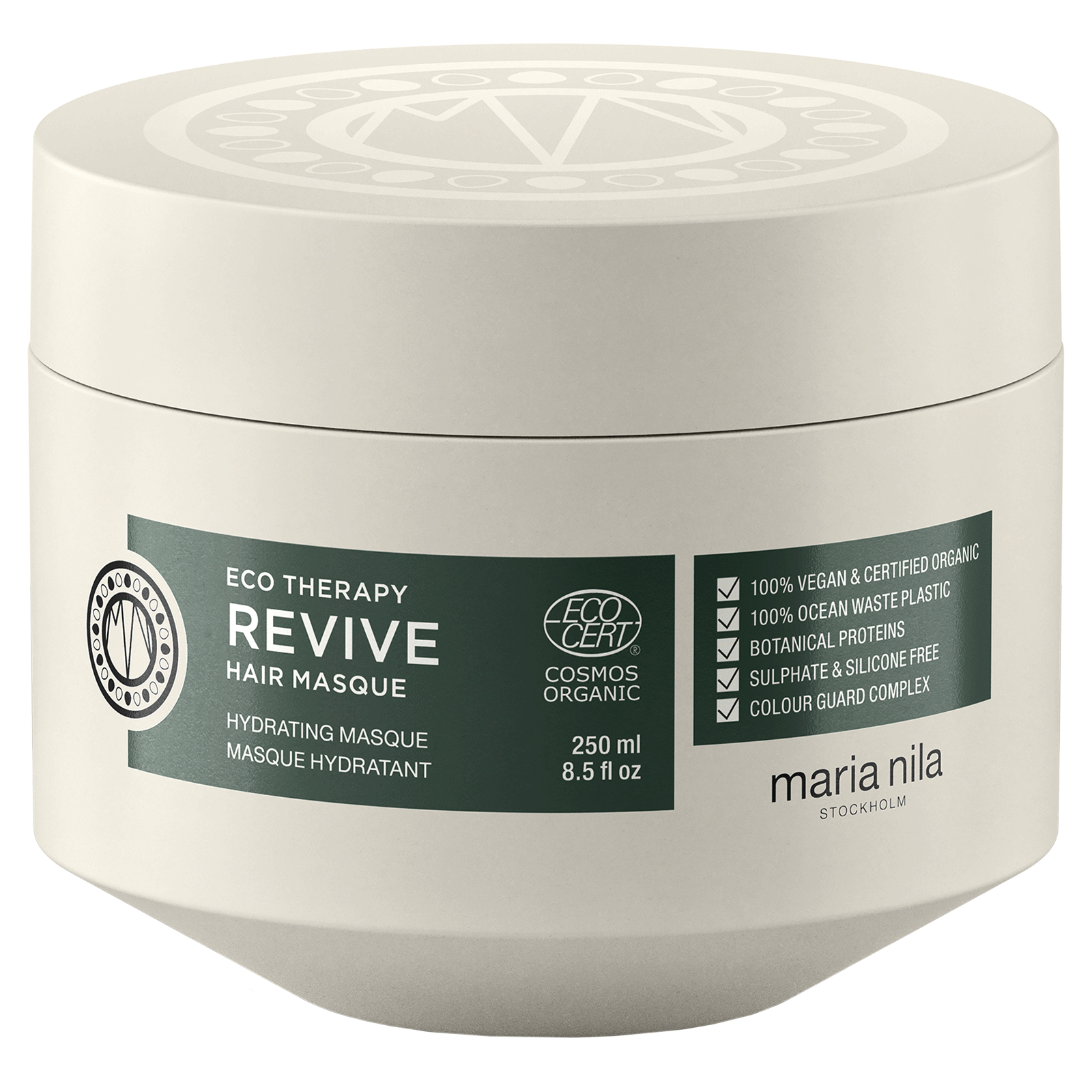 Maria Nila, Eco Therapy Revive, Fără cruzime, Mască cremă pentru tratamentul părului, Pentru hidratare, 250 ml - Olmarkt