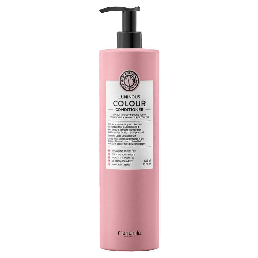 Maria Nila, Luminous Colour, Fără cruzime, Balsam de păr, Pentru protecția culorii, 1000 ml - Olmarkt