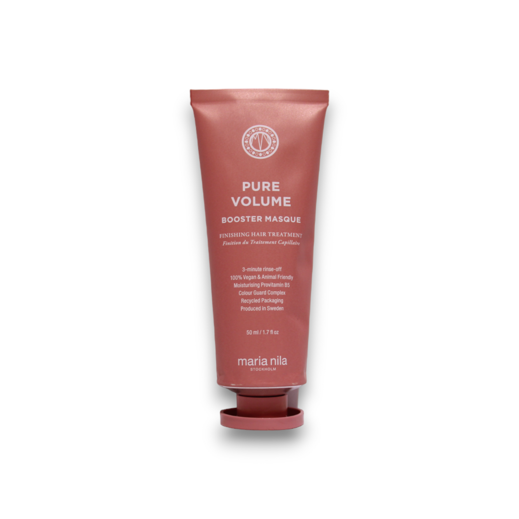 Maria Nila, Pure Volume, Vegan, Mască cremă pentru tratamentul părului, Pentru hrănire, 50 ml - Olmarkt