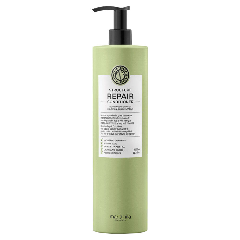 Maria Nila, Structure Repair, Fără cruzime, Balsam de păr, Pentru reparații, 1000 ml - Olmarkt