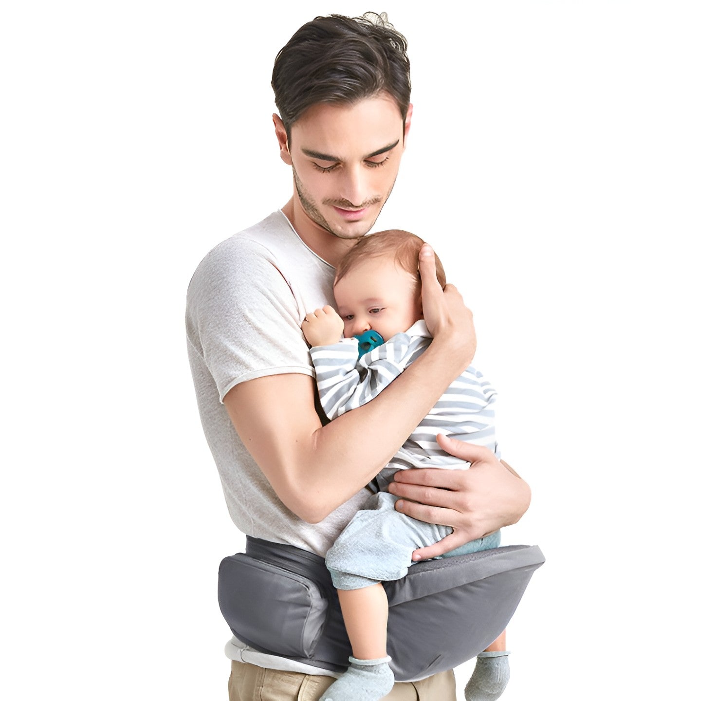 Marsupiu Ergonomic 3in1, Flippy, pentru Bebelusi si Copii, 0-36 Luni, Bretele Reglabile pentru Umar si Sold, Inchidere