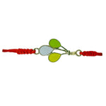 Martisor Bratara pentru Dama si Copii, Jolie, Model Balonase Colorate, Set 12 bucati, Pandantiv Emailat cu Contur