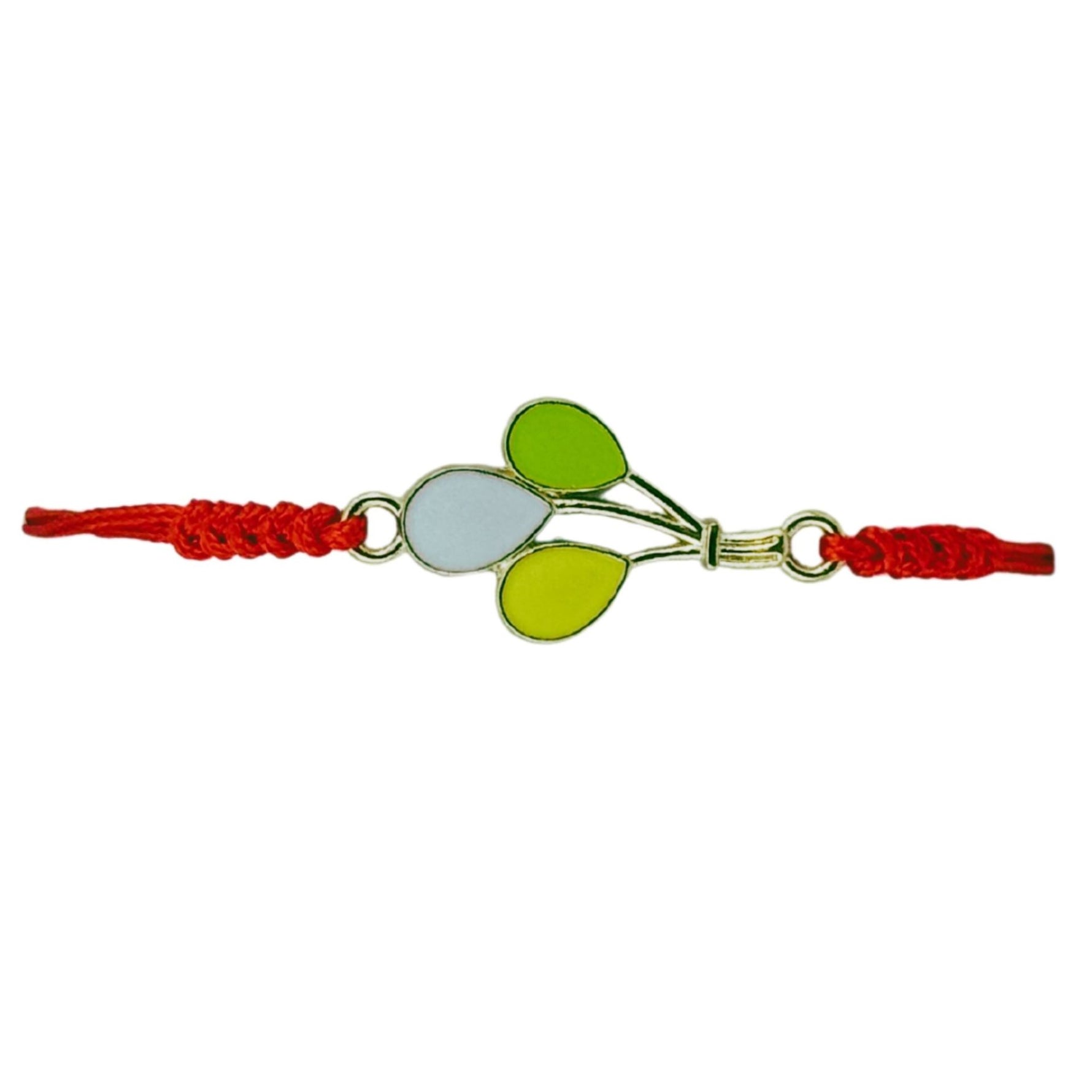 Martisor Bratara pentru Dama si Copii, Jolie, Model Balonase Colorate, Set 12 bucati, Pandantiv Emailat cu Contur