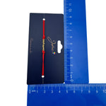 Martisor Bratara Primavara, Textil si Inox, Jolie, Snur Rosu, Model Scris Mama, Auriu