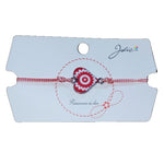 Martisor Bratara Traditionala, Snur Alb Rosu, Multiple Modele de pandantiv cu specific Traditional