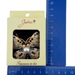 Martisor Brosa Medie, Jolie, Multicolora, Dimensiune Brosa 5 cm, Material Metal, Model Fluture