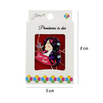 Martisor Brosa, Jolie, Model Love You Nasa, Metal Emailat in Culori, Sistem de Prindere cu Ac, Dimensiune 2.5–3 cm,