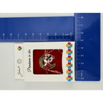 Martisor Brosa Mica in Cutie, Jolie, Design cu Mesaj, Dimensiune 2.5-3 cm, Material Metal, Model Potcoava si Buburuza