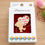 Martisor Brosa Mica in Cutie, Jolie, Dimensiune Brosa 2,5-3 cm, Material Metal, Model Ursulet, Multicolor