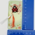 Martisor pentru Copii, Jolie, Model BUBURUZA, din Cauciuc, cu Snur Impletit Alb/Rosu, Ambalaj Carton cu Design, Rosu