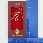 Martisor Pandantiv, Jolie, Drag de Primavara, Model Infinit / Buburuza, Rosu/Negru