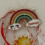 Martisor pentru copii, Jolie, Material Metal, Ambalaj Carton cu Design, Dimensiune Brosa Aproximativ 2x2 cm,
