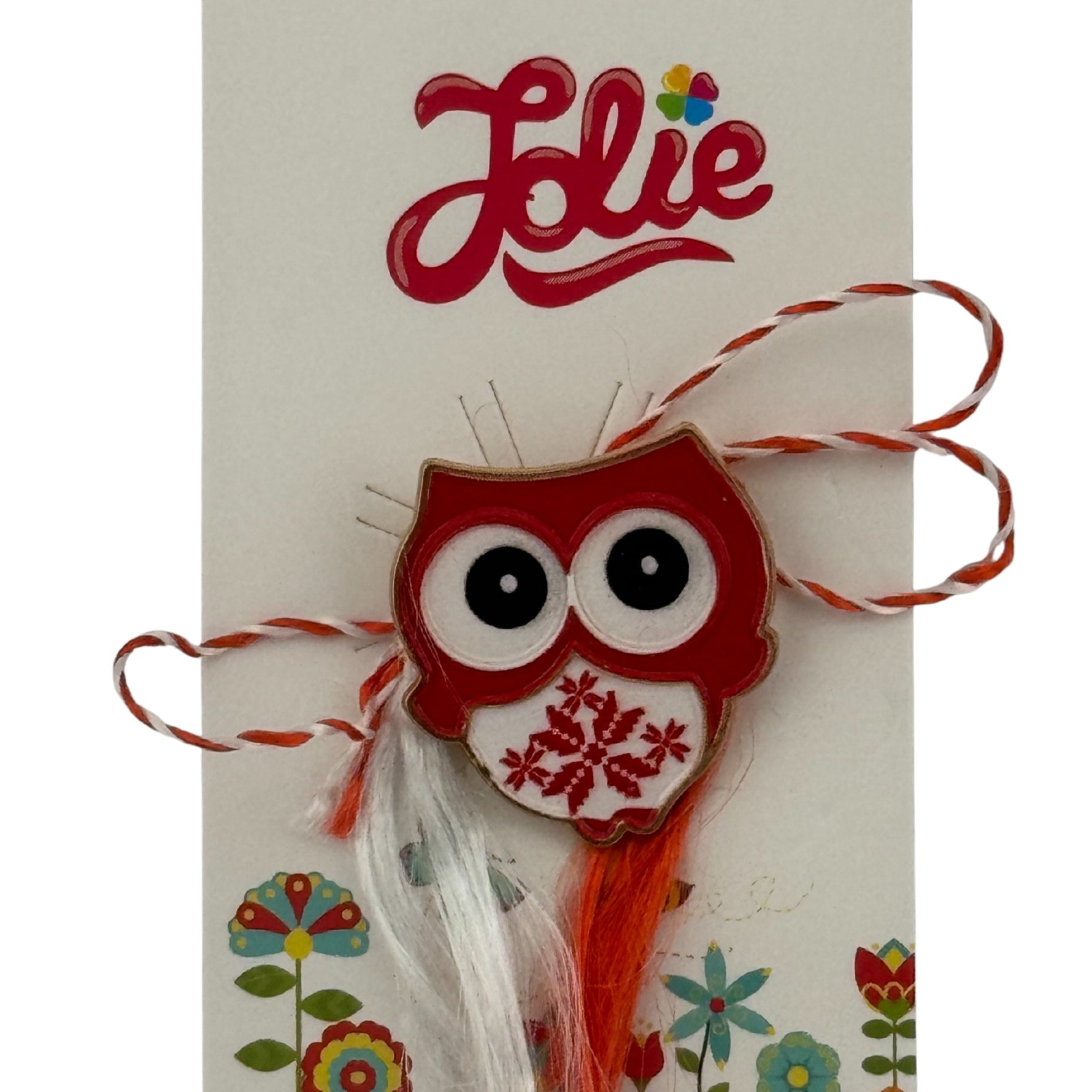 Martisor pentru copii, Jolie, Material Metal, Ambalaj Carton cu Design, Dimensiune Brosa Aproximativ 2x2 cm,