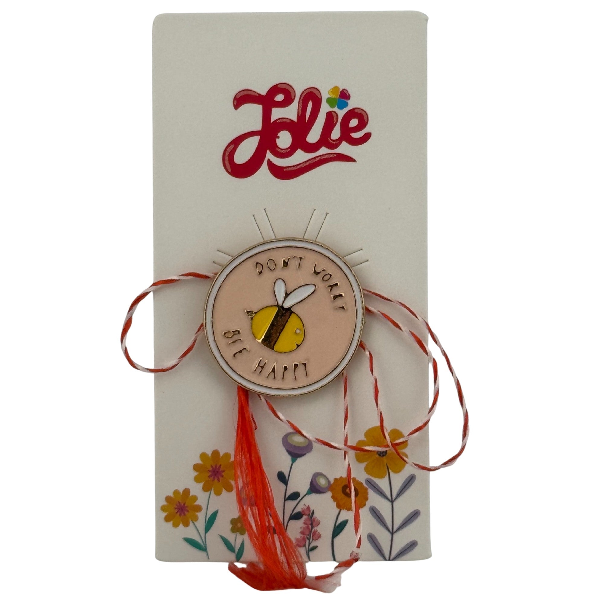 Martisor pentru copii, Jolie, Material Metal, Ambalaj Carton cu Design, Dimensiune Brosa Aproximativ 2x2 cm,