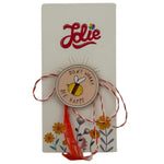 Martisor pentru copii, Jolie, Material Metal, Ambalaj Carton cu Design, Dimensiune Brosa Aproximativ 2x2 cm,