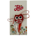 Martisor pentru copii, Jolie, Material Metal, Ambalaj Carton cu Design, Dimensiune Brosa Aproximativ 2x2 cm,