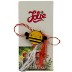 Martisor pentru copii, Jolie, Material Metal, Ambalaj Carton cu Design, Dimensiune Brosa Aproximativ 2x2 cm,