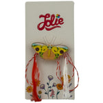 Martisor pentru copii, Jolie, Material Metal, Ambalaj Carton cu Design, Dimensiune Brosa Aproximativ 2x2 cm,