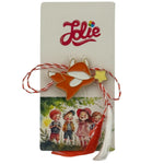 Martisor pentru copii, Jolie, Material Metal, Ambalaj Carton cu Design, Dimensiune Brosa Aproximativ 2x2 cm,