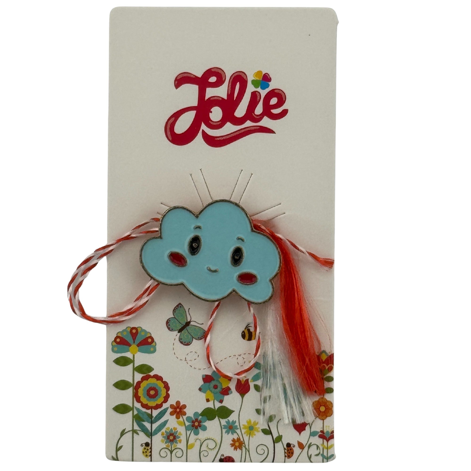 Martisor pentru copii, Jolie, Material Metal, Ambalaj Carton cu Design, Dimensiune Brosa Aproximativ 2x2 cm,
