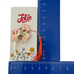 Martisor pentru copii, Jolie, Material Metal, Ambalaj Carton cu Design, Dimensiune Brosa Aproximativ 2x2 cm,