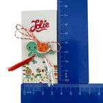 Martisor pentru copii, Jolie, Material Metal, Ambalaj Carton cu Design, Dimensiune Brosa Aproximativ 2x2 cm,