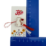 Martisor pentru copii, Jolie, Material Metal, Ambalaj Carton cu Design, Dimensiune Brosa Aproximativ 2x2 cm,