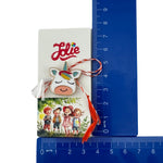 Martisor pentru copii, Jolie, Material Metal, Ambalaj Carton cu Design, Dimensiune Brosa Aproximativ 2x2 cm,