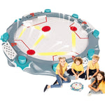Masa Air Hockey, Flippy, cu Tabela de Scor, 2 Pucuri, Fara Picioare, din ABS, pentru Adulti/Copii +5 Ani, 35.5 x 7.8 x