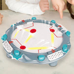 Masa Air Hockey, Flippy, cu Tabela de Scor, 2 Pucuri, Fara Picioare, din ABS, pentru Adulti/Copii +5 Ani, 35.5 x 7.8 x