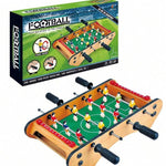 Masa de fotbal cu teren si 12 jucatori Flippy, 4 manere, cu Tablou pentru Scor, din Metal, Lemn si ABS, 37.5 x 21 x 9.5