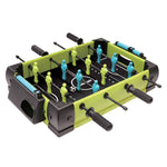 Masa de fotbal cu teren si 12 jucatori Flippy, 4 manere, cu Tablou Scor, din Metal si ABS, 36.5 x 35.5 x 8 cm, Design