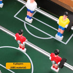 Masa de fotbal cu teren si 12 jucatori Flippy, cu tablou pentru scor, din metal, lemn si ABS, 34.5 x 23 x 7 cm, pentru