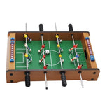 Masa de fotbal cu teren si 12 jucatori Flippy, cu tablou pentru scor, din metal, lemn si ABS, 34.5 x 23 x 7 cm, pentru