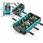 Masa de Fotbal cu Teren si 18 Jucatori Flippy, 6 Manere, 2 Mingi, cu Tablou Scor, din ABS, 49.8x26x6.6 cm, Design